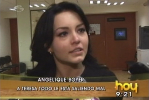 Ahora el programa Hoy entrevisto a Angelique Boyer Teresa que nos habla de 
